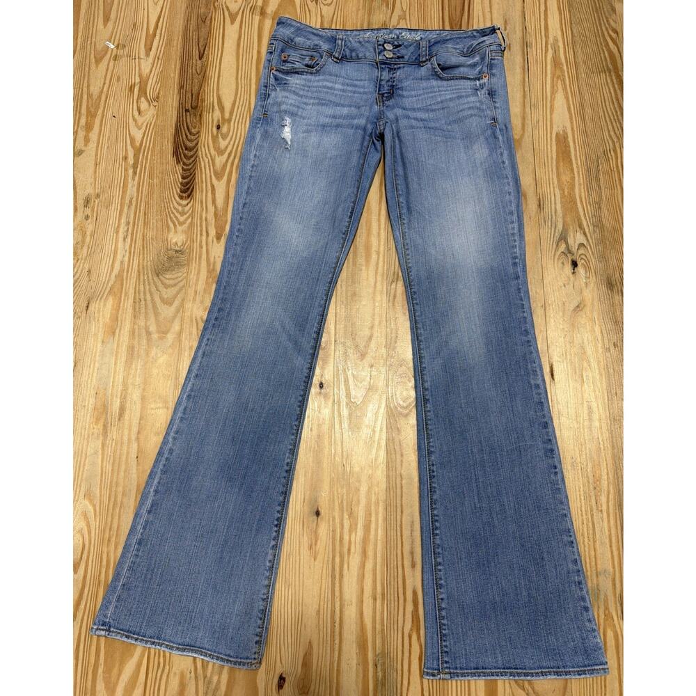 American Eagle Outfitters Light Blue Wide Leg Jeans
